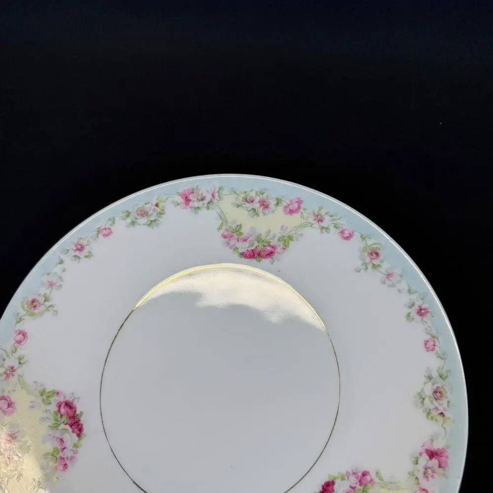 Early 1900s Hermann Ohme Silesia Decorative Floral Plate/8.5